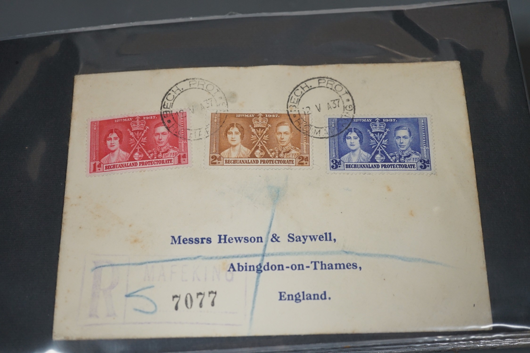 Fifty six Coronation commonwealth first day covers